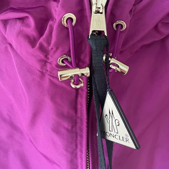 MONTCLER Alexandrite purple hooded windbreaker - Picture 8 of 16